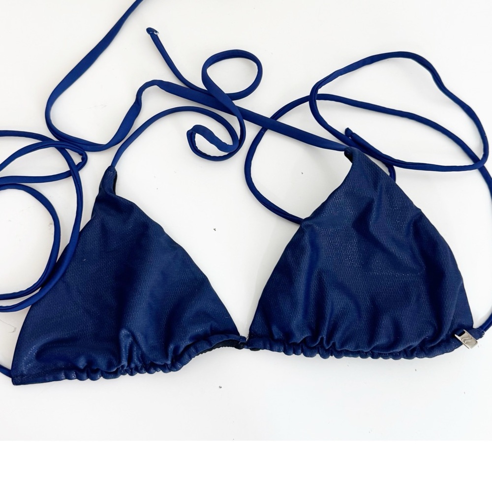 Marea Swim Triangle bikini top blue Medium